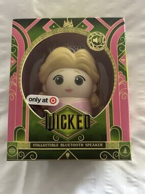 Bitty Boomers Wicked: GLINDA Collectible Bluetooth Speaker #BB5 - New And Sealed